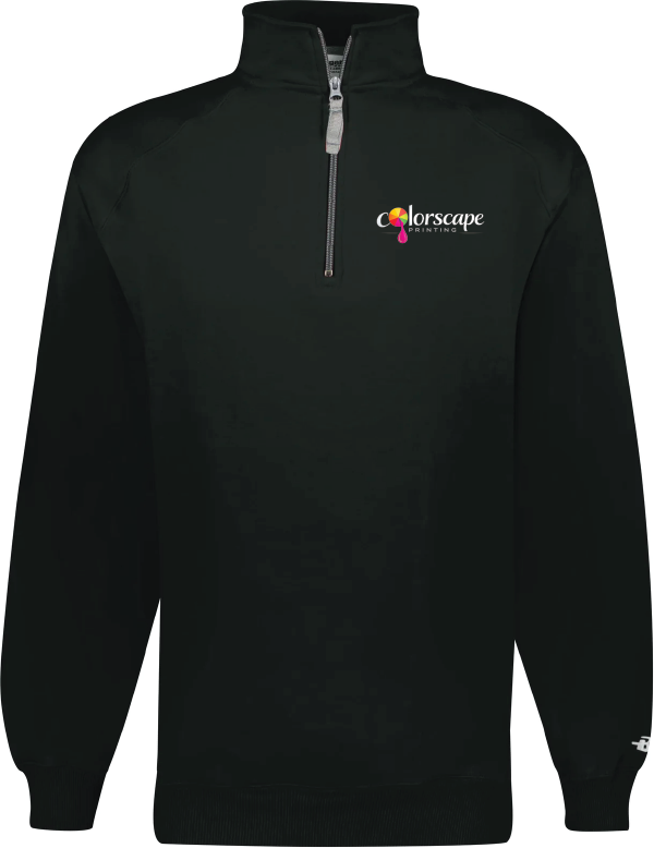 Custom Logo Quarter-Zip Fleece Pullover – Unisex