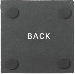 Slate square coasters