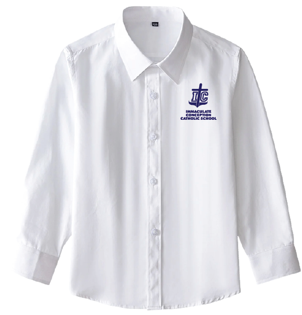 Girls Long Sleeve Oxford