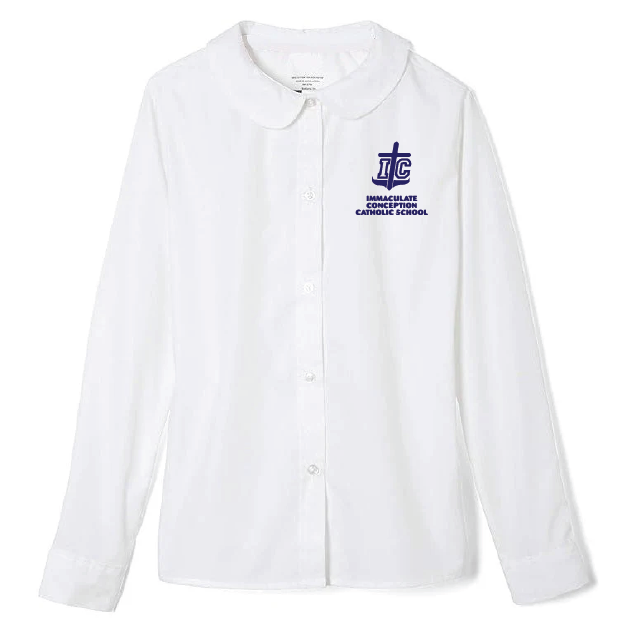 Long Sleeve Peter Pan Blouse