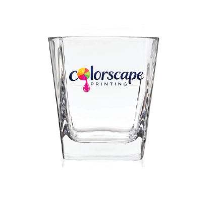 Custom TRUE® Square Rocks Glass – Old Fashioned Whiskey Glass