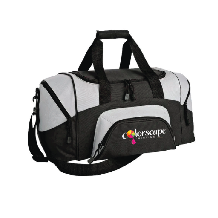Custom Logo Small Colorblock Sport Duffel Bag