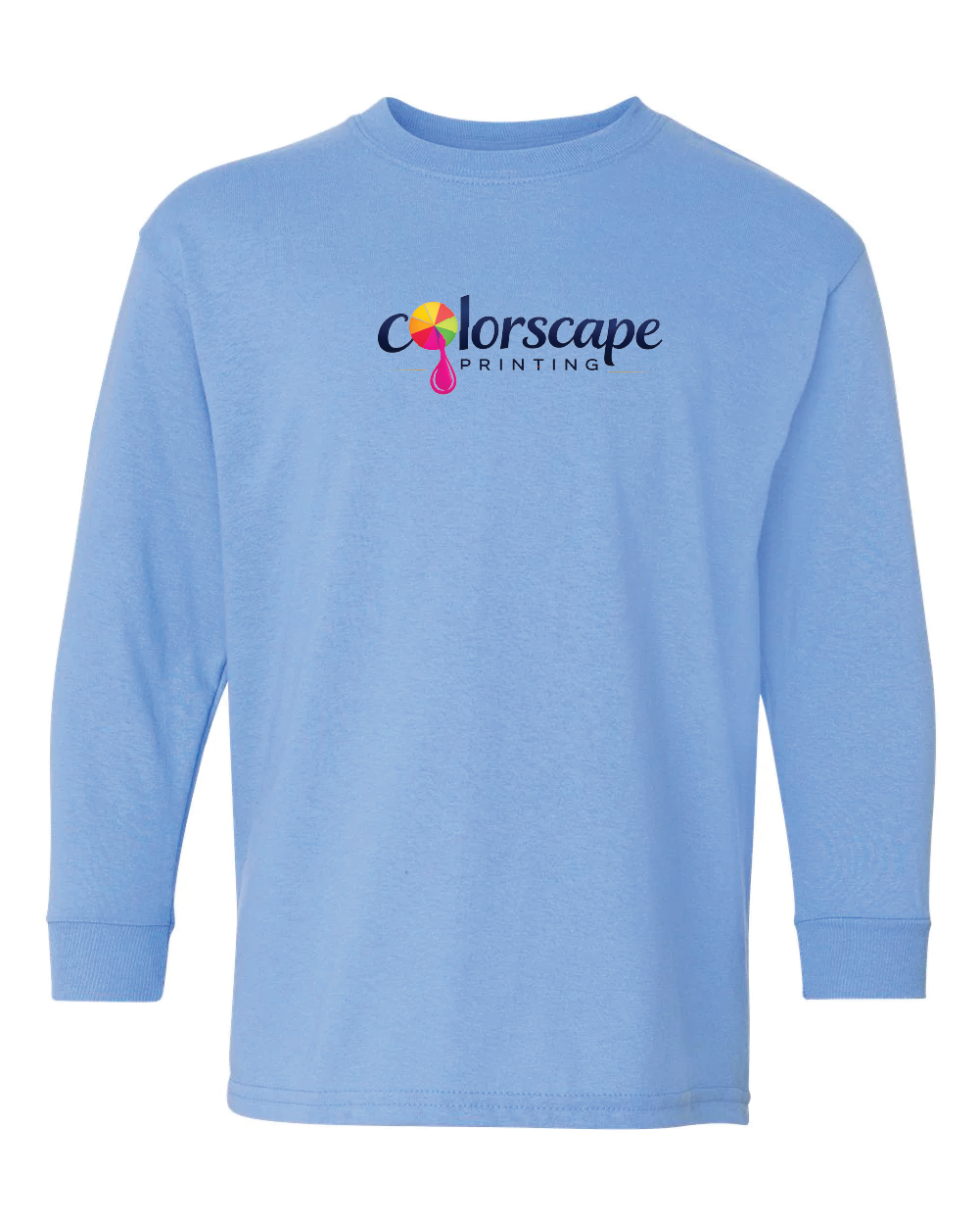 Custom Logo Youth Heavy Cotton Long Sleeve T-Shirt