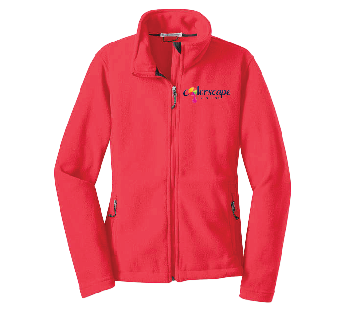 Custom Embroidered Ladies Fleece Jacket