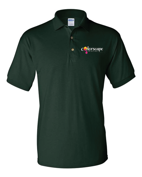Custom Embroidered Cotton Pique Polo
