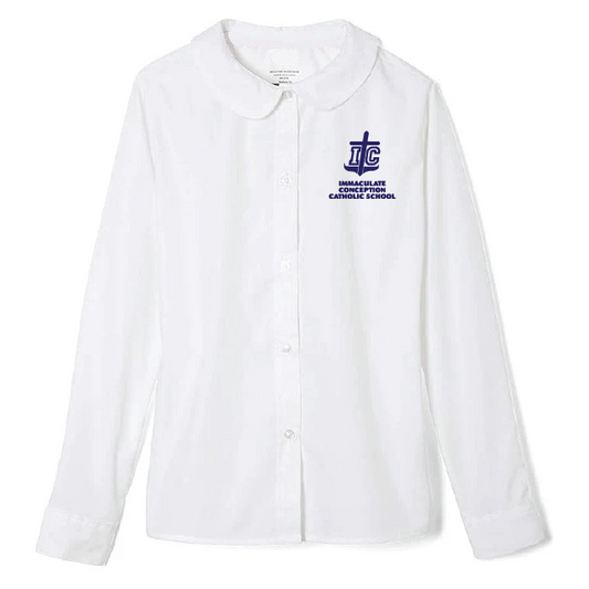 Long Sleeve Peter Pan Blouse