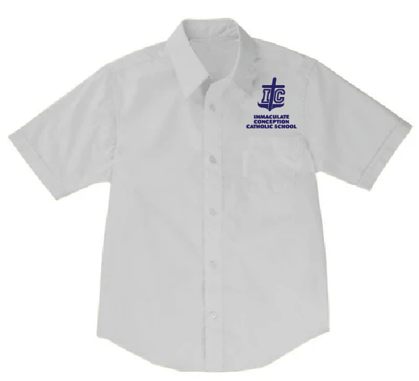Boys Short Sleeve Dress Shirt