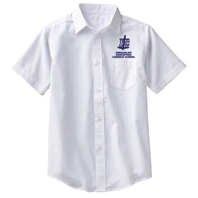 Boys Short Sleeve Oxford