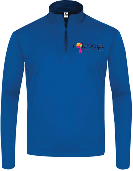 Custom Logo Performance Quarter-Zip Pullover – Unisex