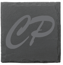 Slate square coasters