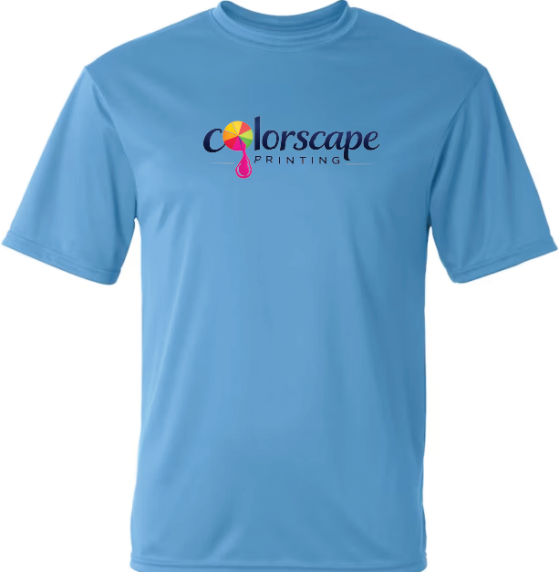 Custom Logo Heather Contender Moisture-Wicking T-Shirt – Unisex