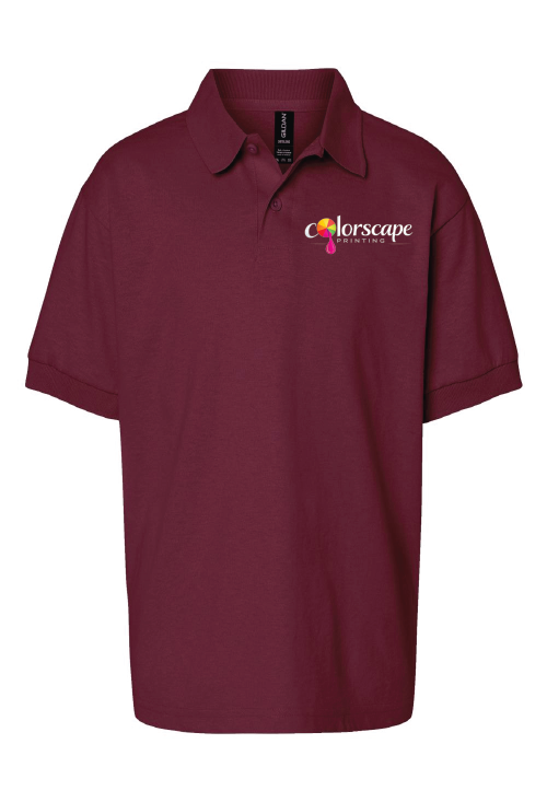 Custom Embroidered Youth Jersey Polo Shirt