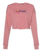 Custom Logo Women’s Cropped Fleece Crewneck Sweatshirt