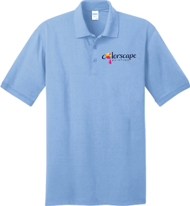 Custom Embroidered Core Blend Jersey Knit Polo – Unisex