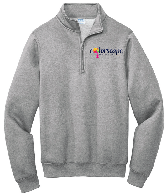 Custom Logo Core Fleece 1/4-Zip Pullover Sweatshirt