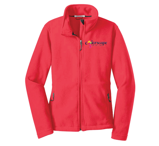 Custom Embroidered Ladies Fleece Jacket